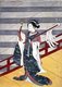 Japan: Young woman dressed for a Shinto festival. Suzuki Harunobu (1724-1770)